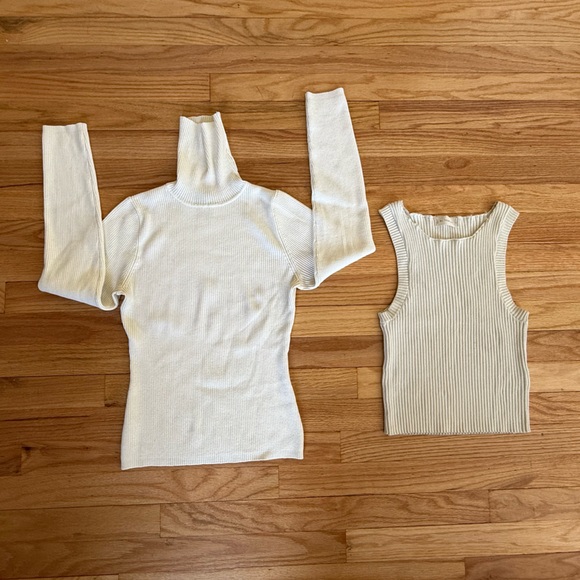 INC International Concepts Tops - Set of 2 ribbed tops INC & By Together